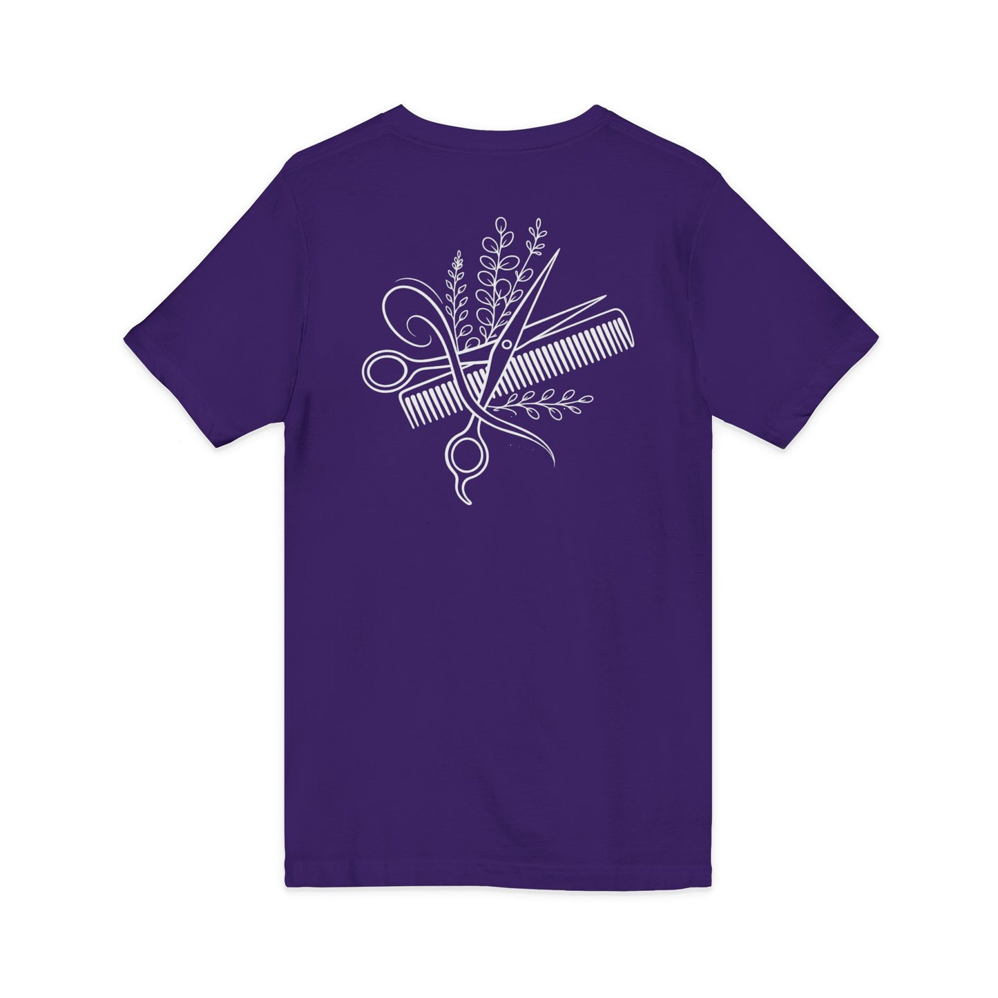 Color. Cut. Repeat. V-Neck Tee | Hairstylist Shirt