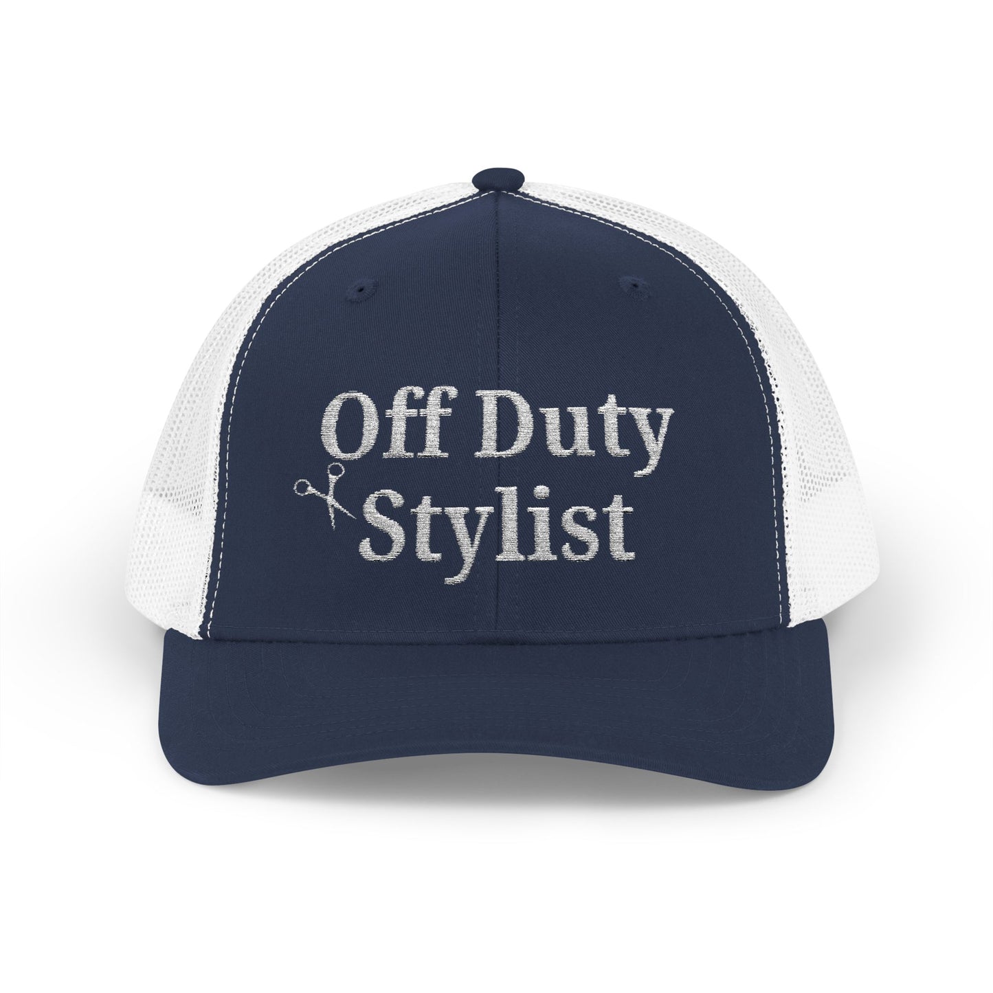 Off Duty Stylist Embroidered Snapback Cap