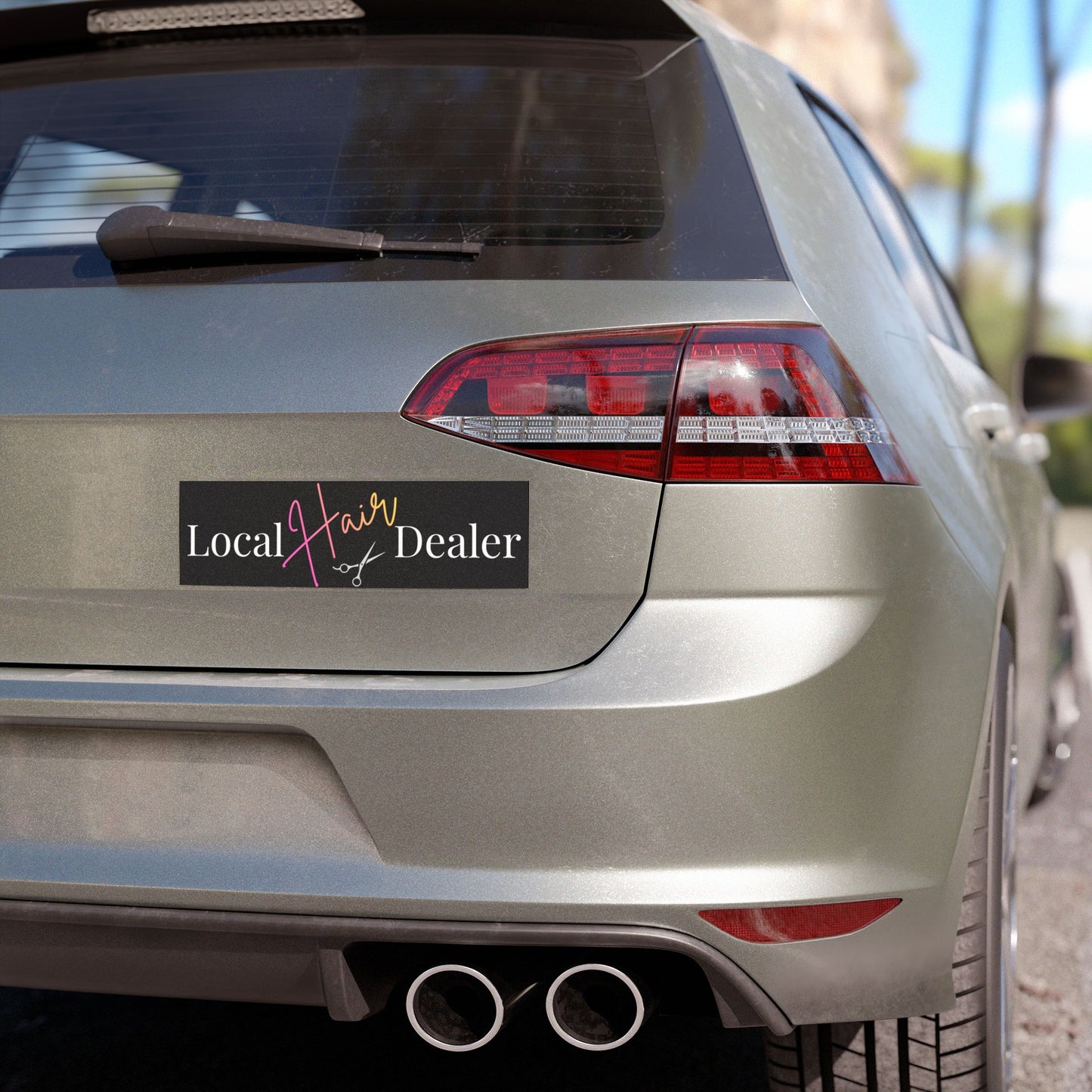 Local Hair Dealer Car Magnet | Funny Hairstylist Car Sign