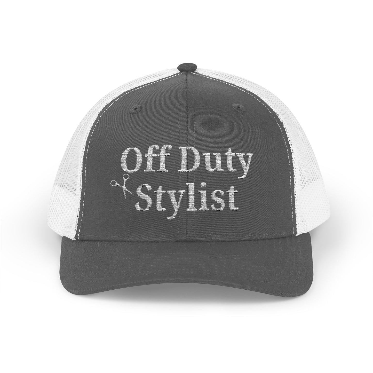Off Duty Stylist Embroidered Snapback Cap