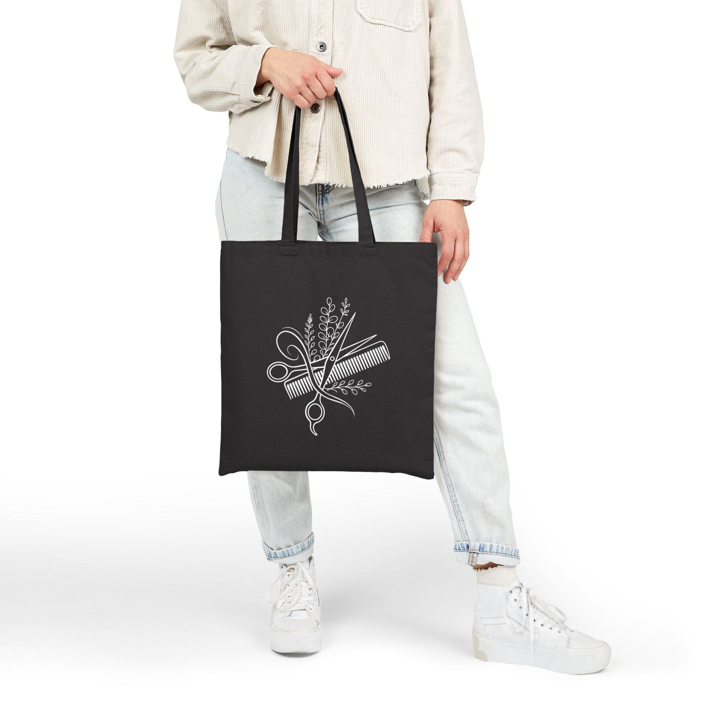 I Do All The Pretty Girls Hair Canvas Tote Bag | Hairstylist Tote | Salon Owner Gift | Hairdresser Bag | Stylist Everyday Tote
