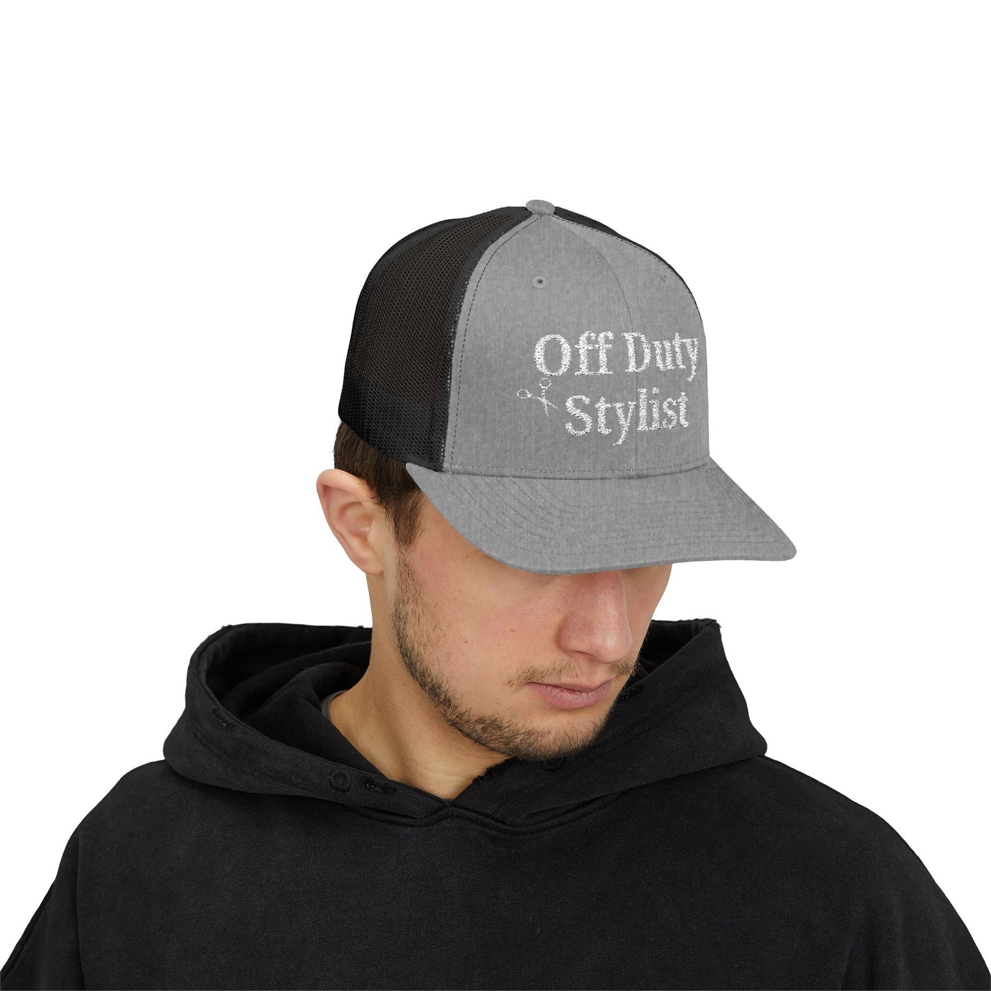 Off Duty Stylist Embroidered Snapback Cap