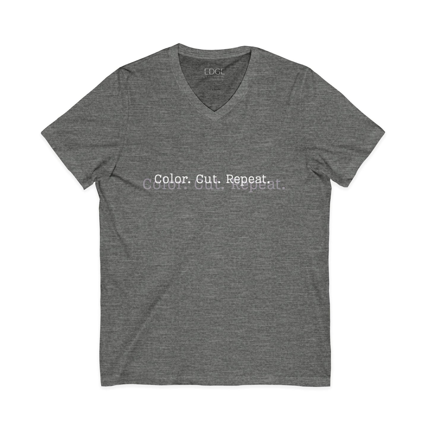 Color. Cut. Repeat. V-Neck Tee | Hairstylist Shirt