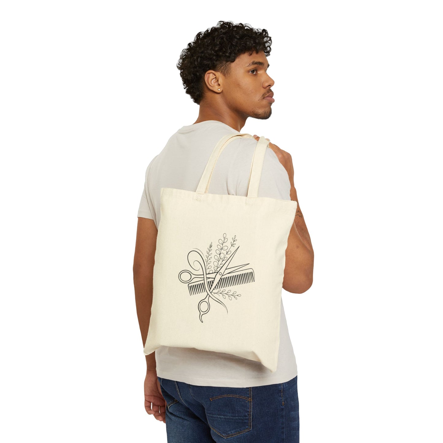 I Do All The Pretty Girls Hair Canvas Tote Bag | Hairstylist Tote | Salon Owner Gift | Hairdresser Bag | Stylist Everyday Tote