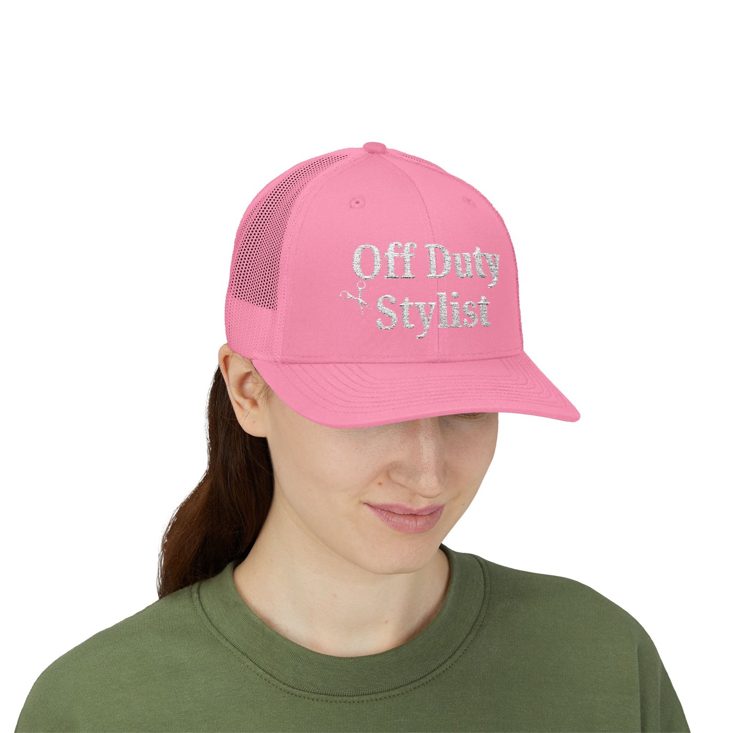 Off Duty Stylist Embroidered Snapback Cap