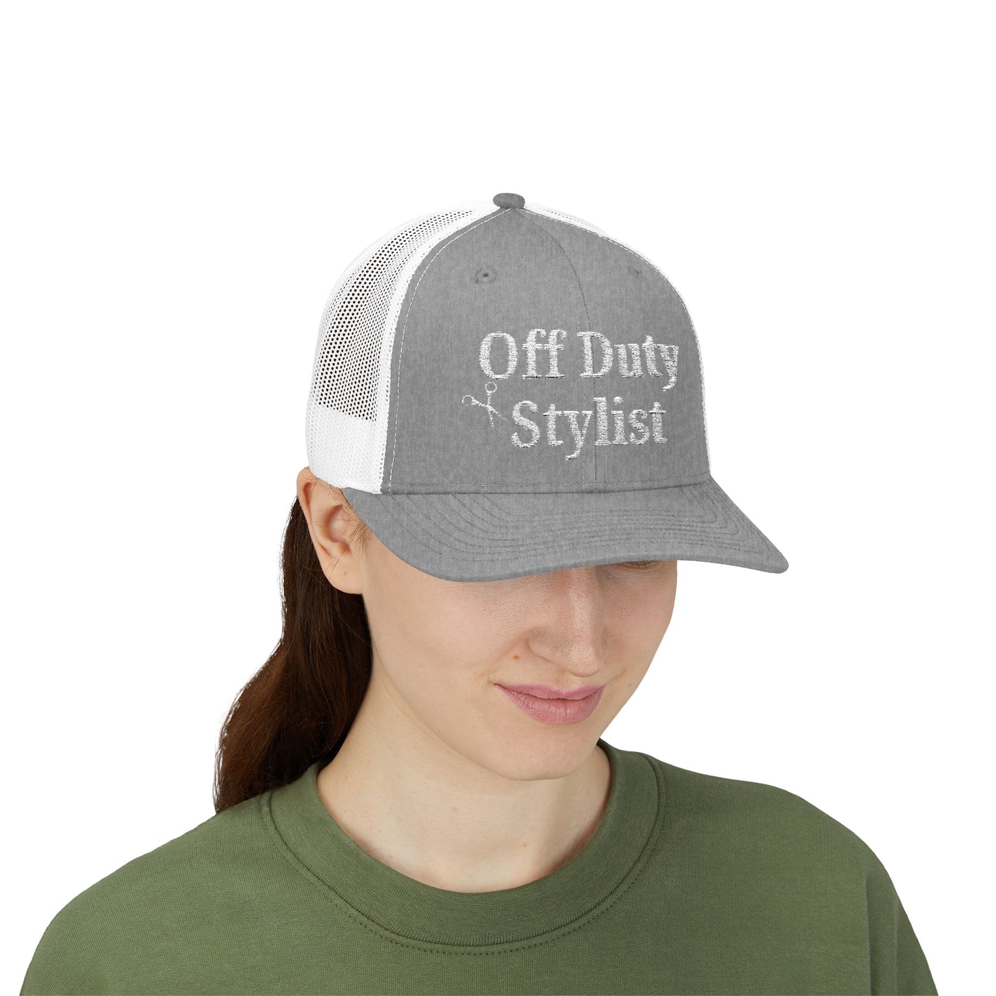 Off Duty Stylist Embroidered Snapback Cap