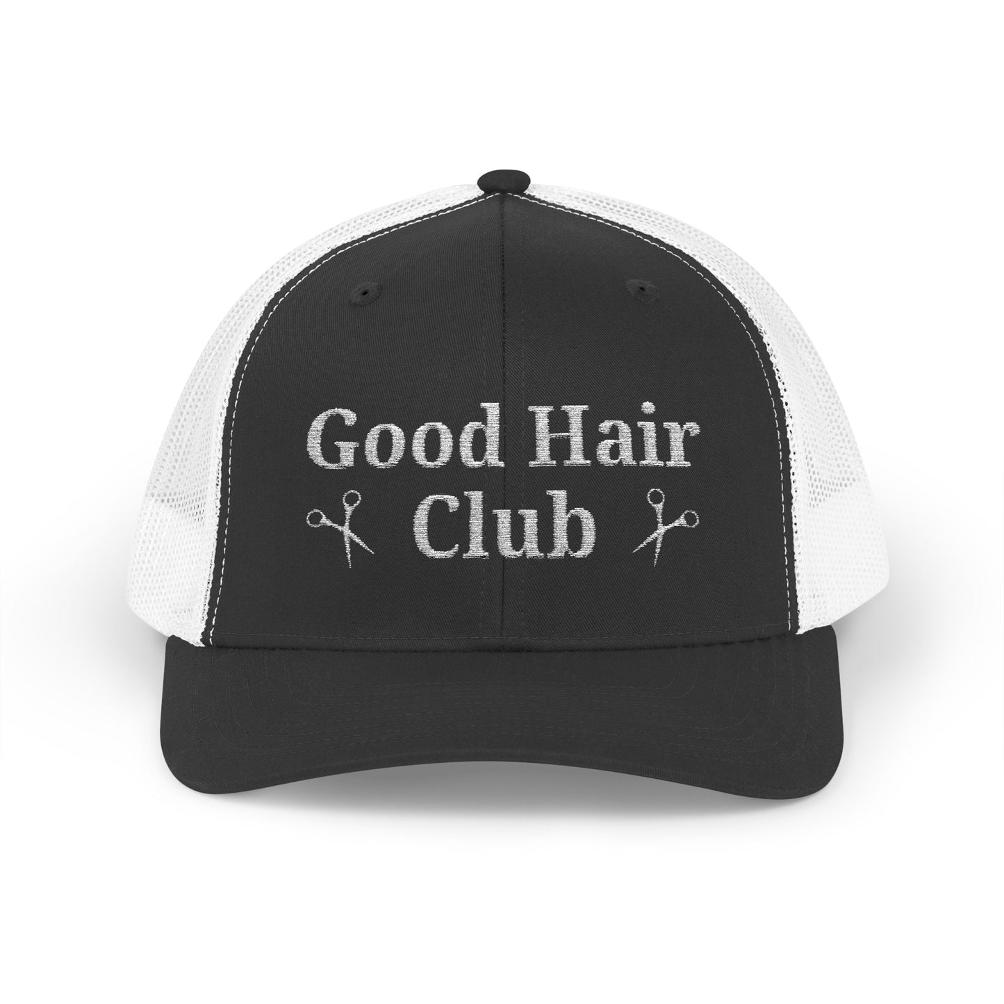 Good Hair Club Embroidered Trucker Hat | Hairstylist Hat
