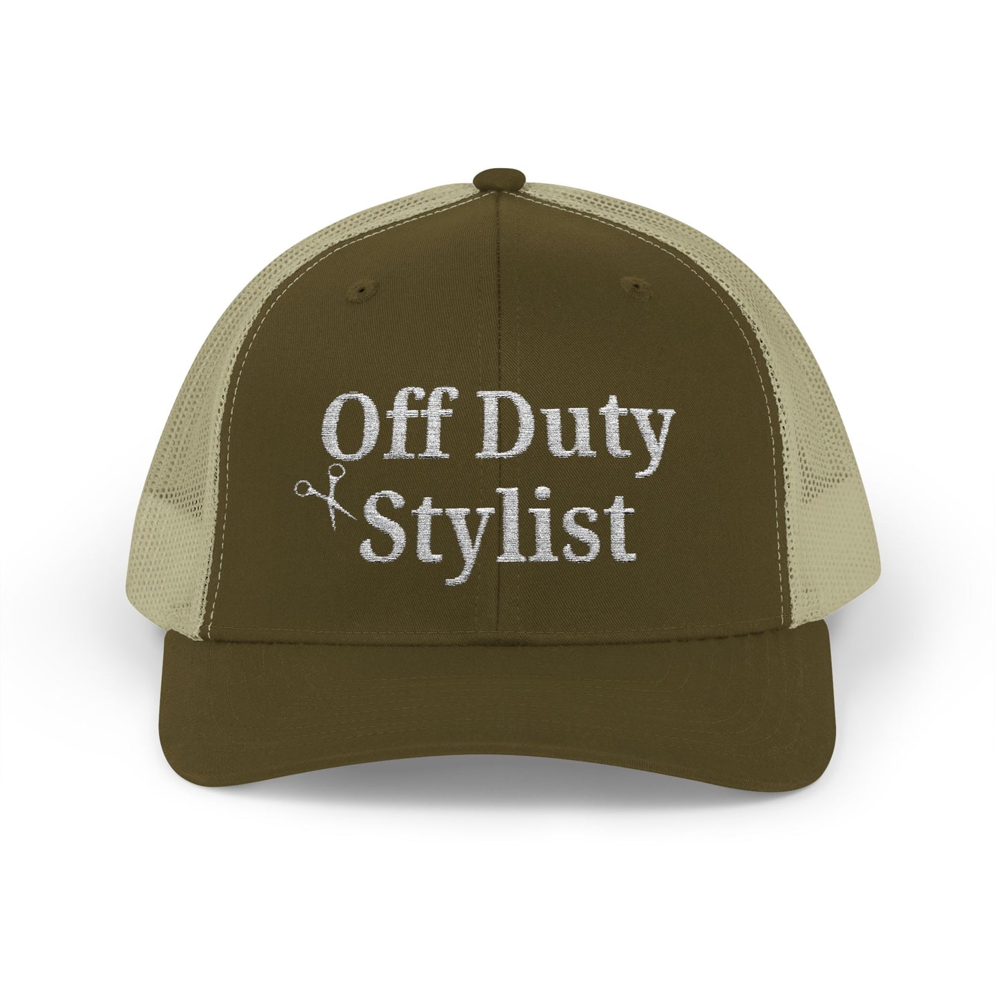 Off Duty Stylist Embroidered Snapback Cap