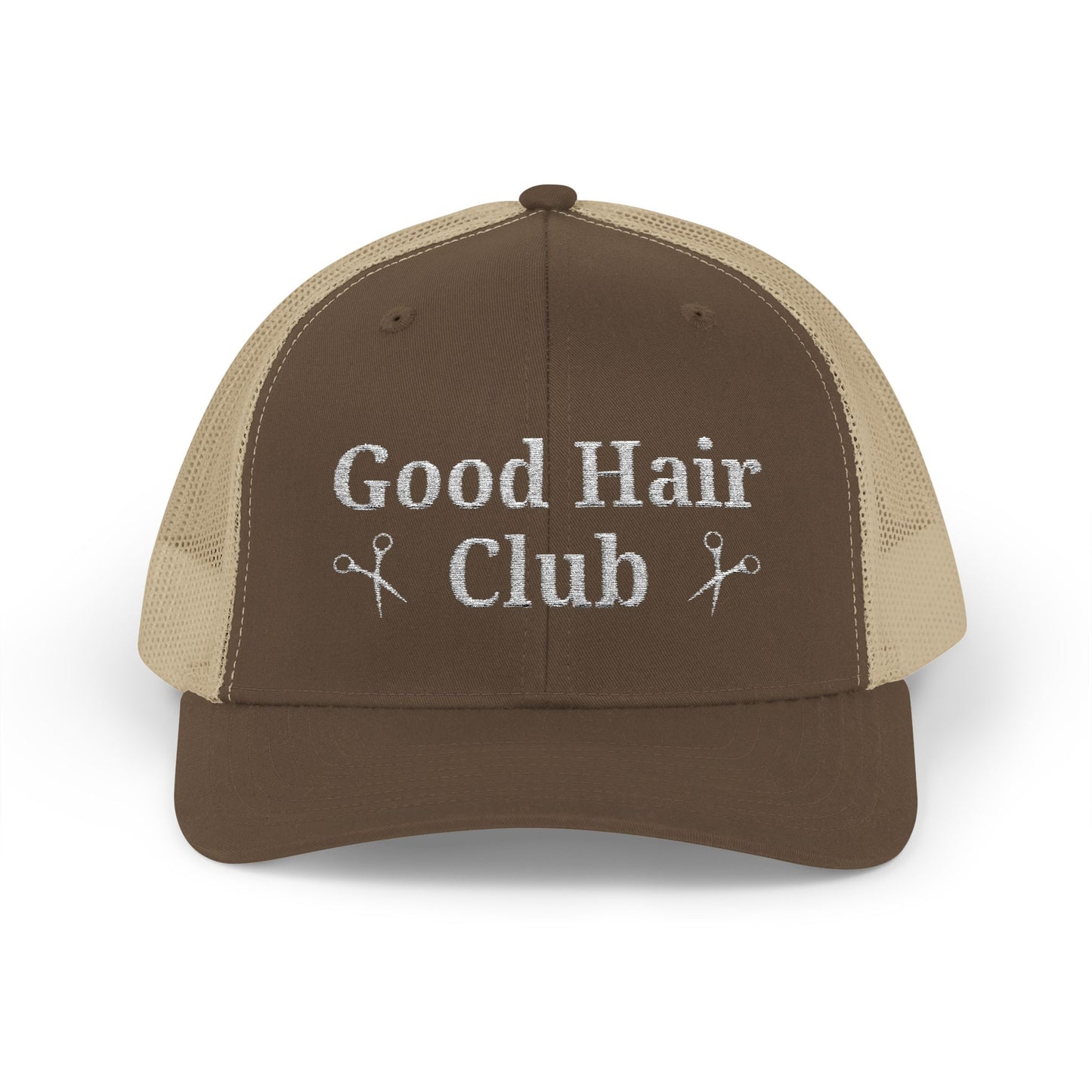 Good Hair Club Embroidered Trucker Hat | Hairstylist Hat