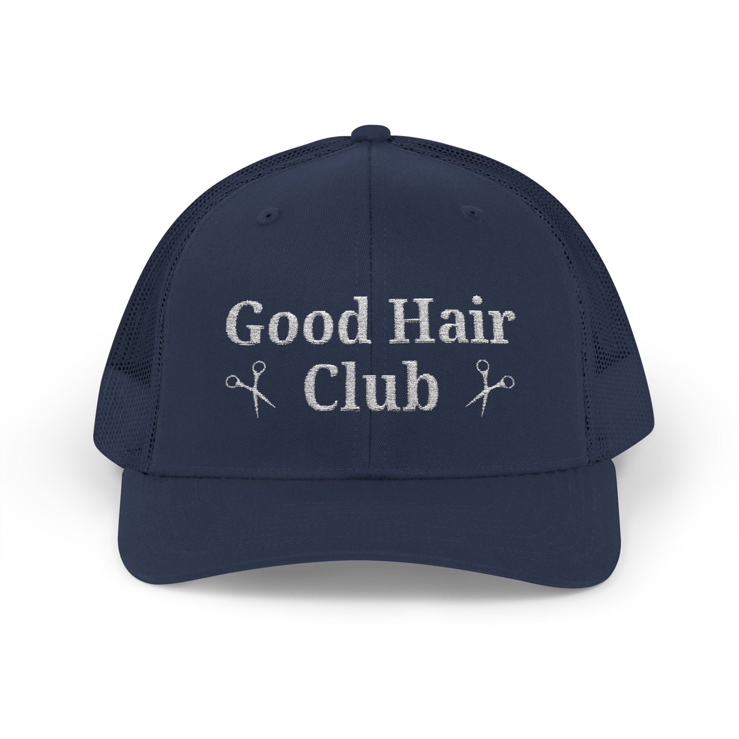 Good Hair Club Embroidered Trucker Hat | Hairstylist Hat