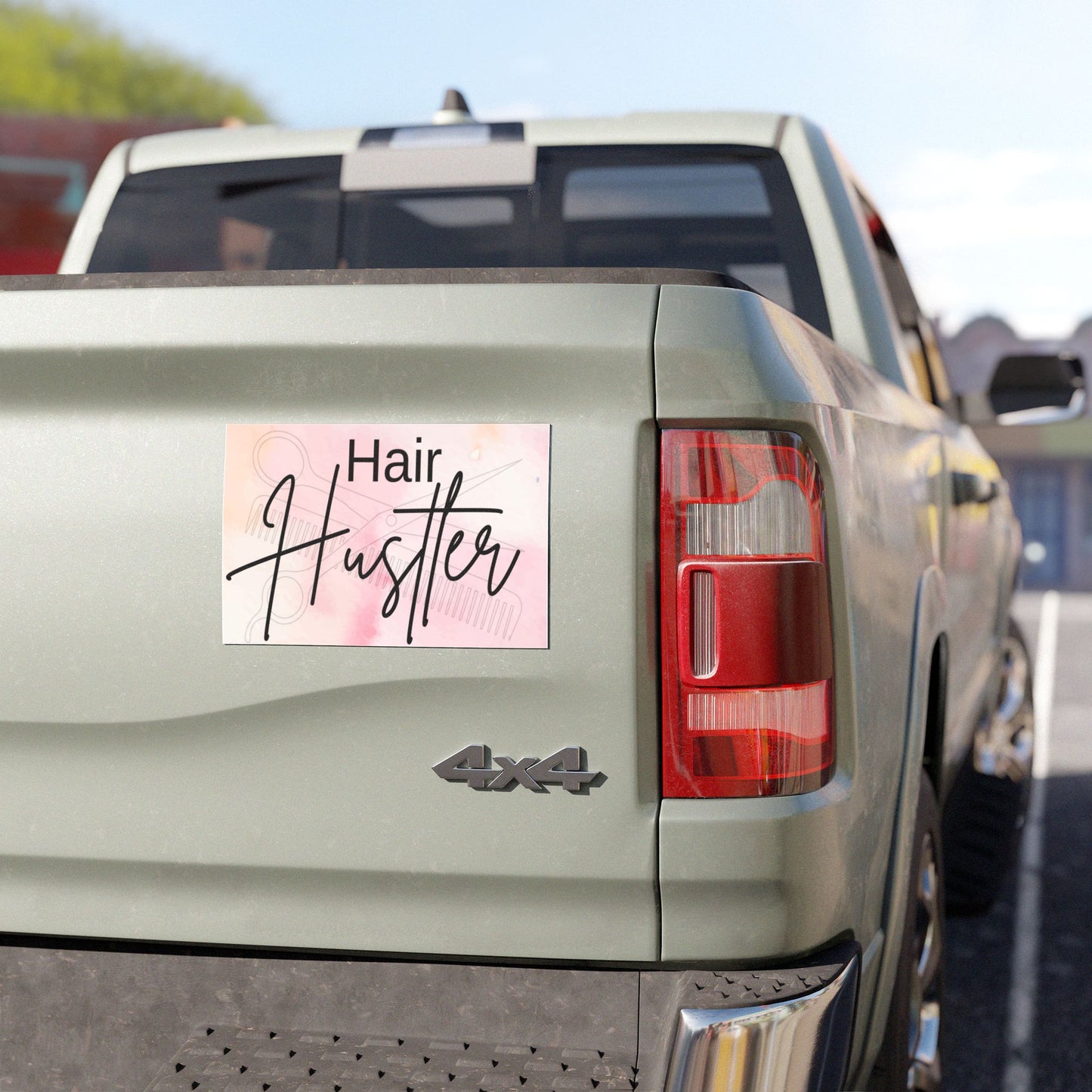 Hair Hustler Car Magnet | Hairstylist Car Sign
