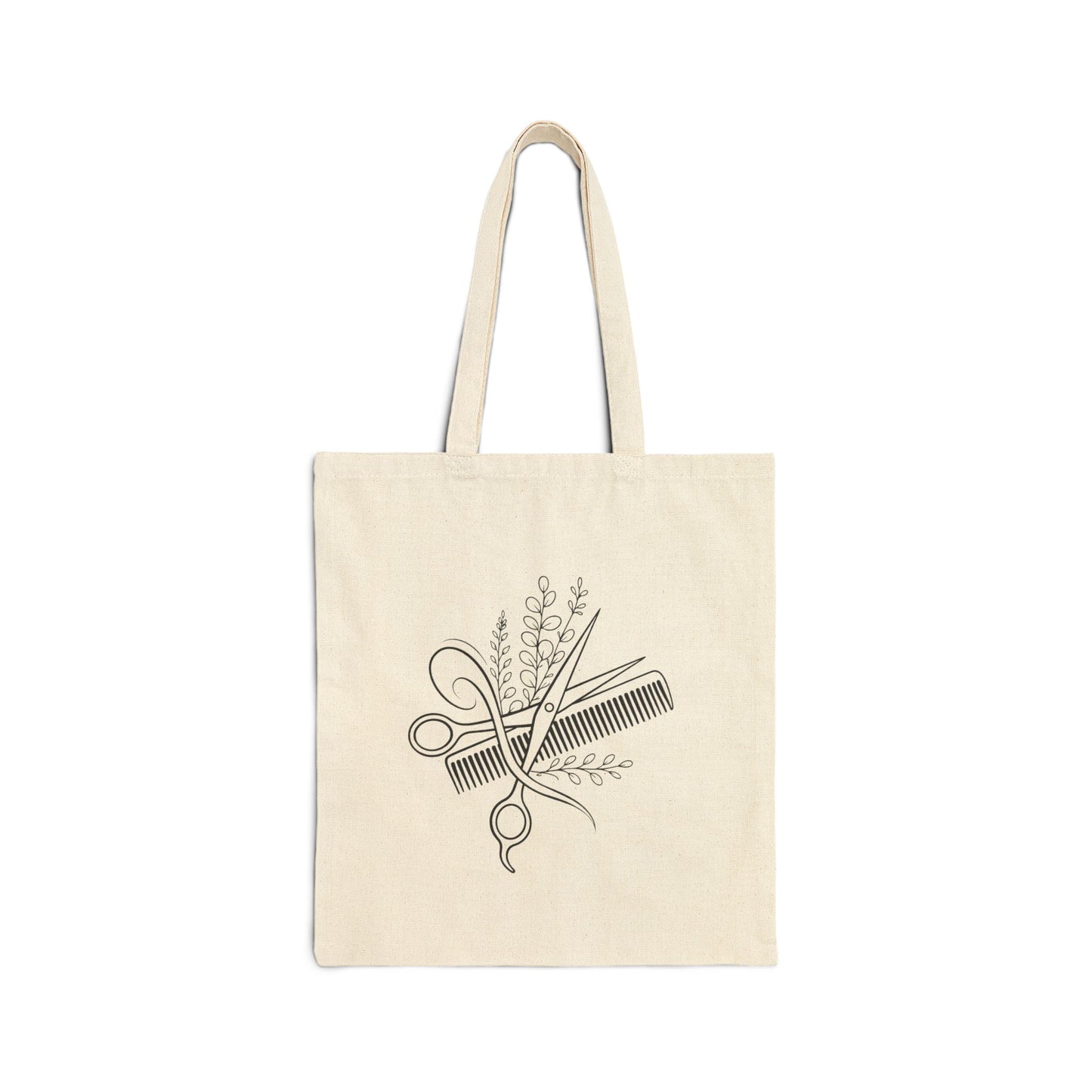 Curls Coils Confidence Canvas Tote Bag | Curly Hair Tote | Curly Girl Gift | Hairstylist Bag | Salon Tote