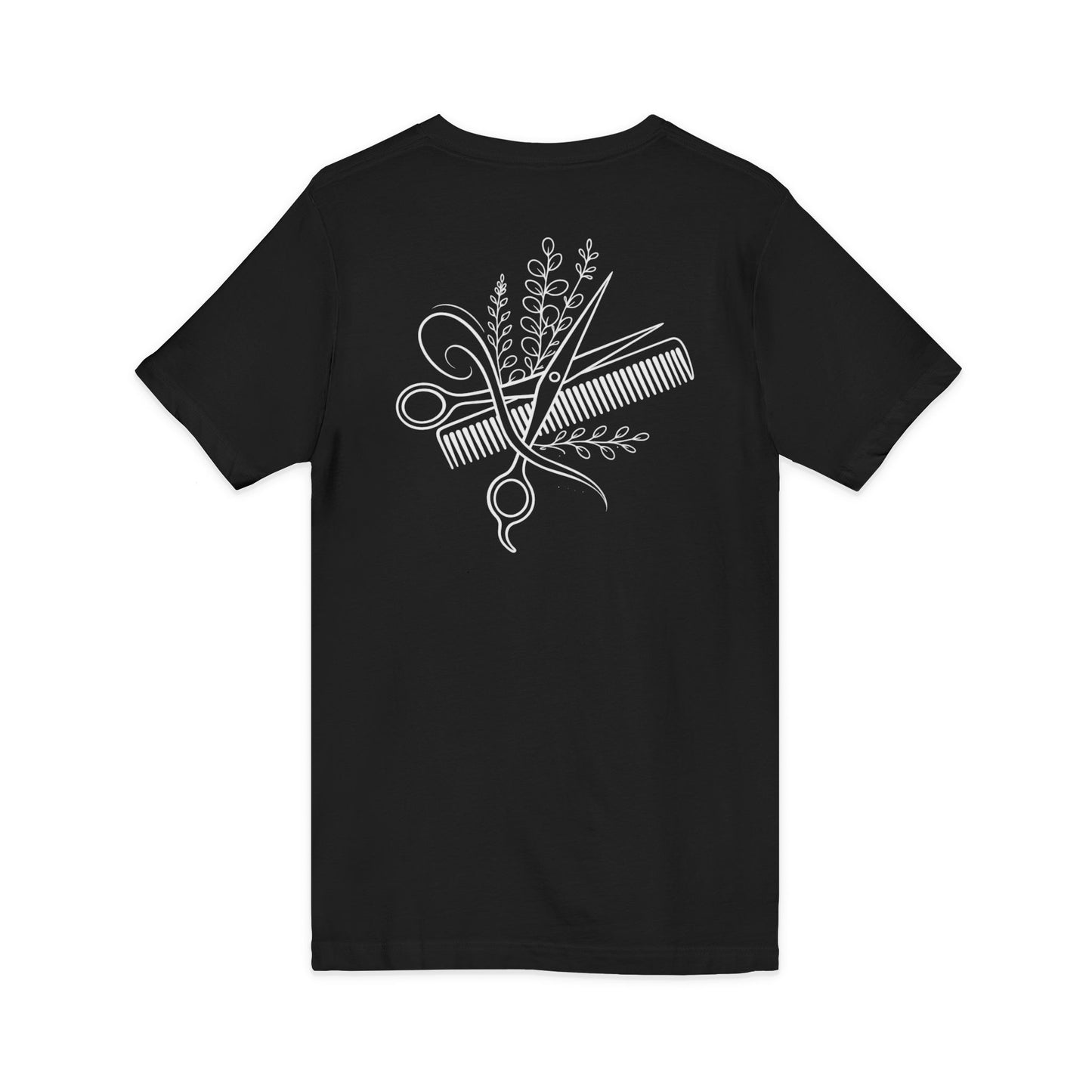 Color. Cut. Repeat. V-Neck Tee | Hairstylist Shirt