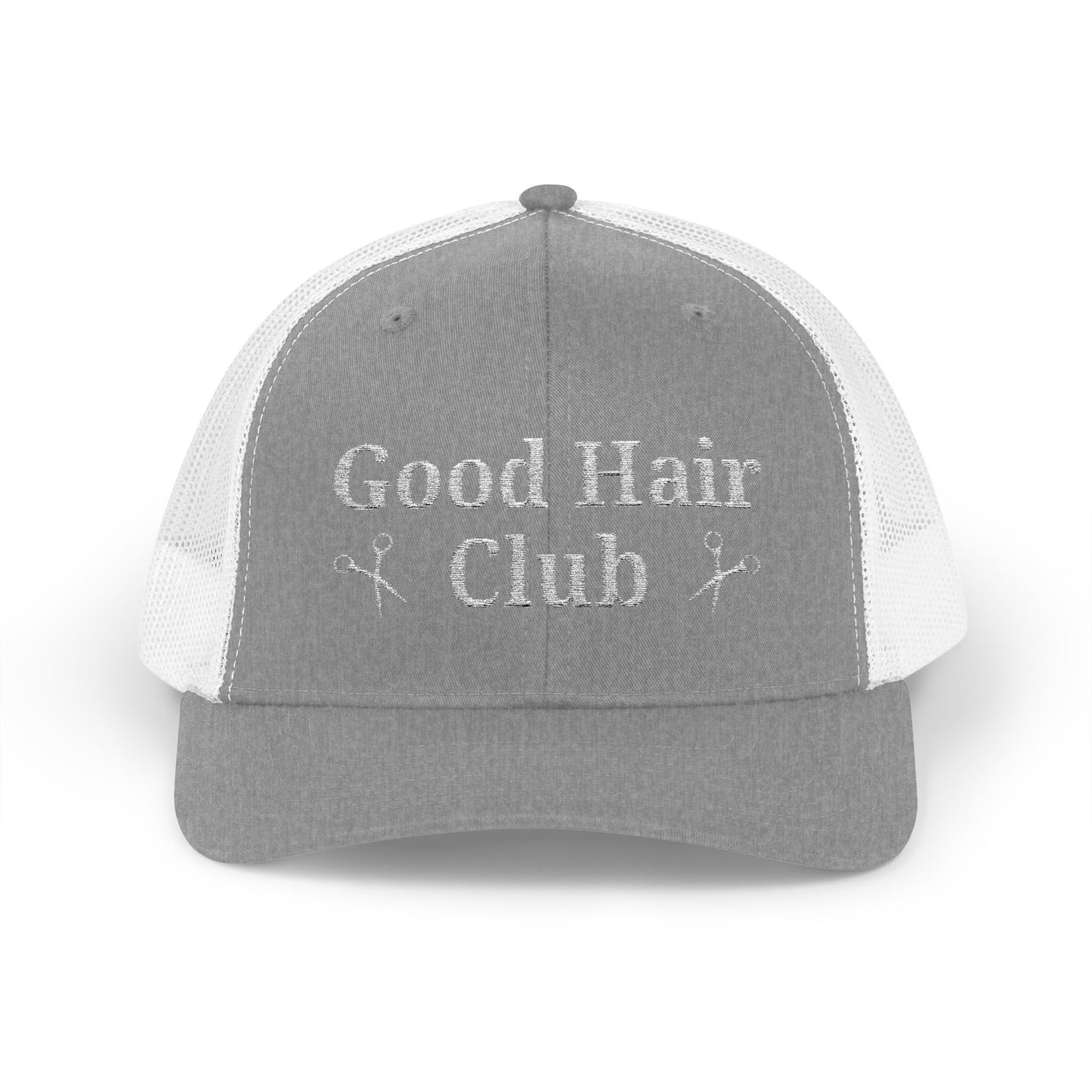 Good Hair Club Embroidered Trucker Hat | Hairstylist Hat