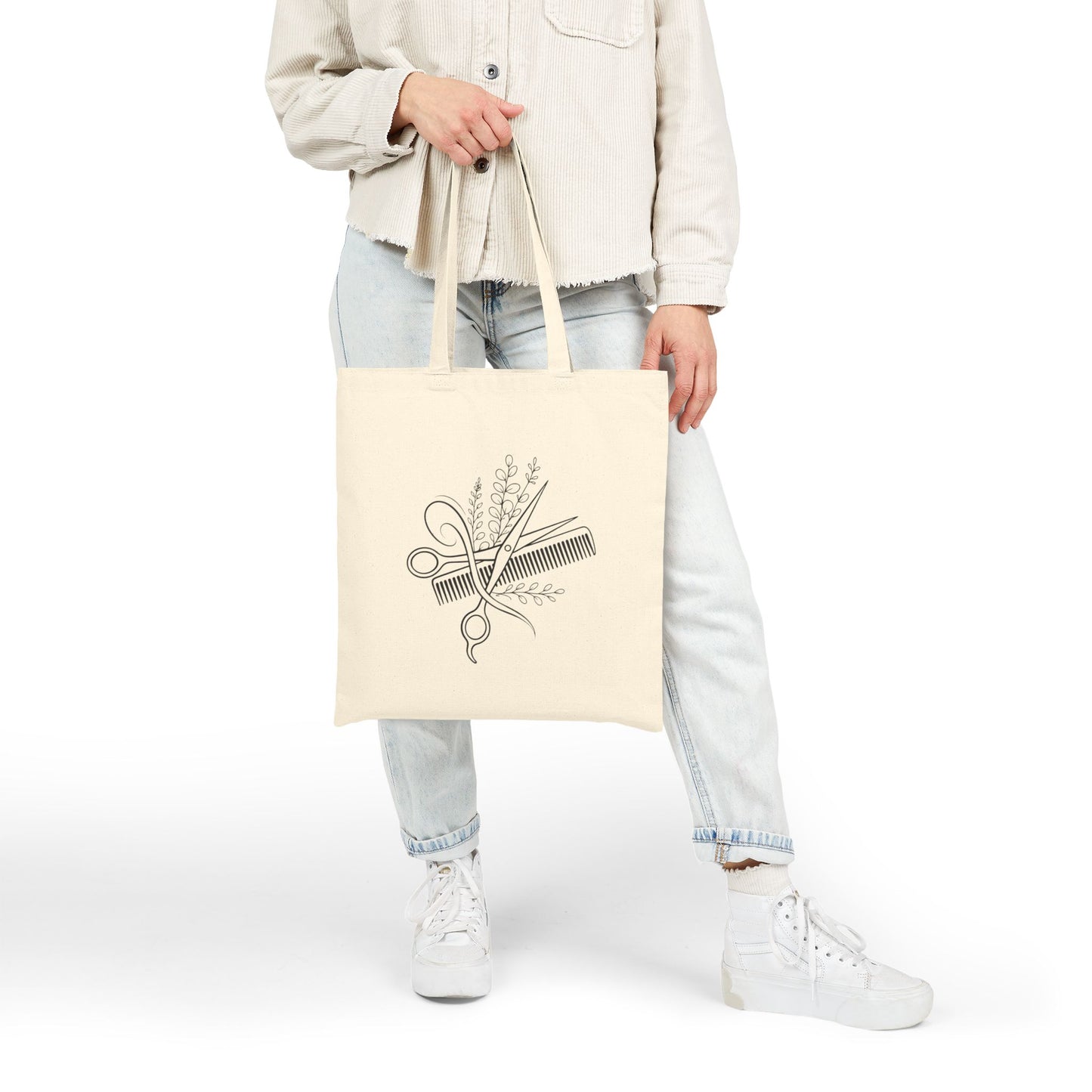 I Do All The Pretty Girls Hair Canvas Tote Bag | Hairstylist Tote | Salon Owner Gift | Hairdresser Bag | Stylist Everyday Tote