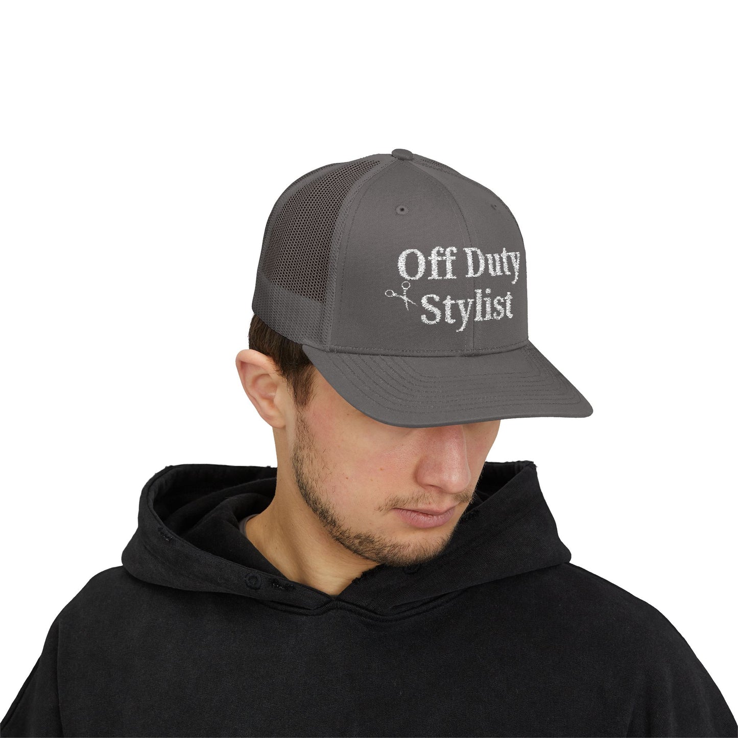 Off Duty Stylist Embroidered Snapback Cap