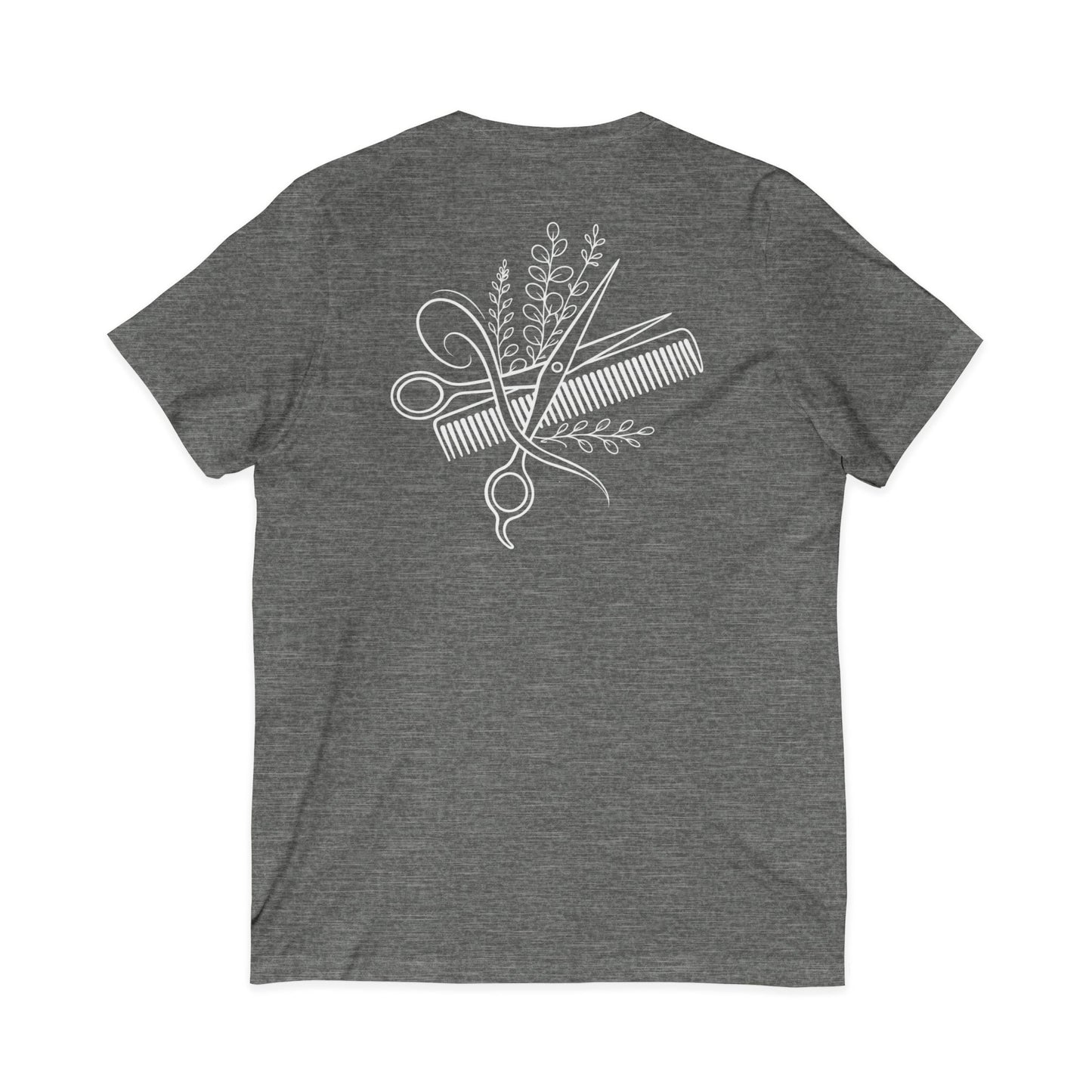 Color. Cut. Repeat. V-Neck Tee | Hairstylist Shirt