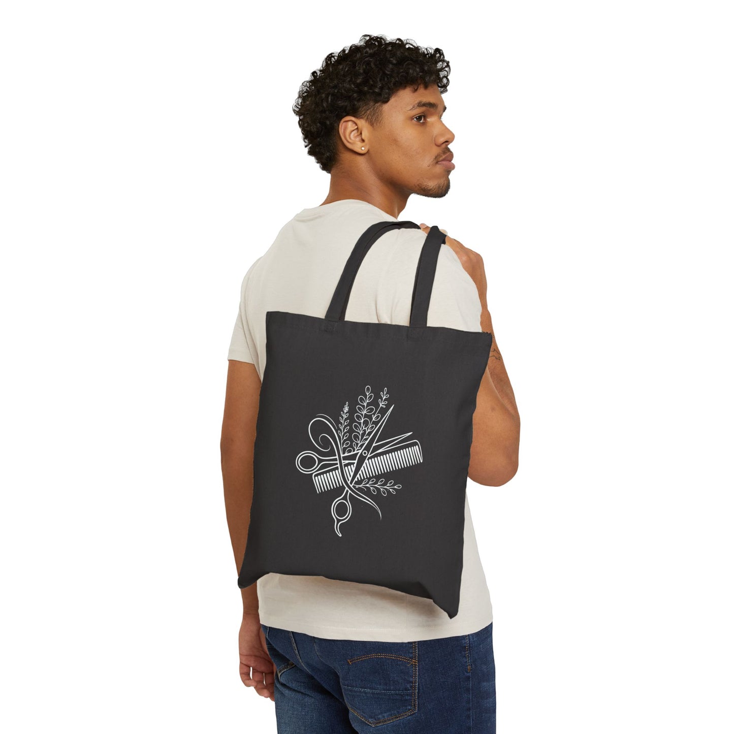 I Do All The Pretty Girls Hair Canvas Tote Bag | Hairstylist Tote | Salon Owner Gift | Hairdresser Bag | Stylist Everyday Tote