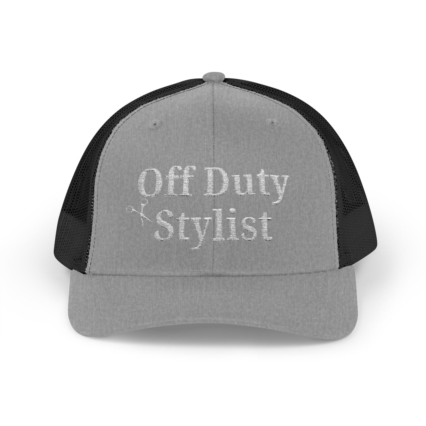 Off Duty Stylist Embroidered Snapback Cap