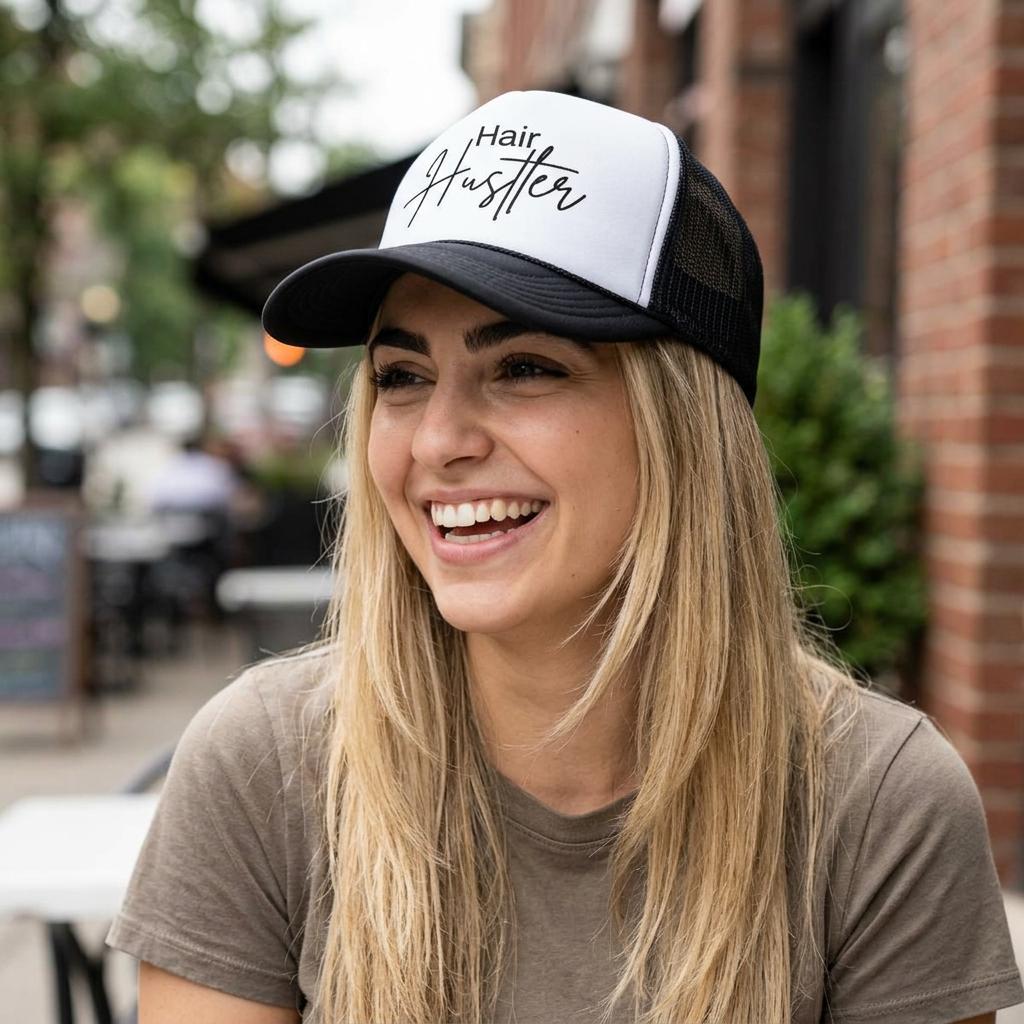 Hair Hustler Trucker Hat | Hairstylist Snapback