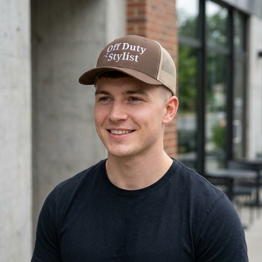 Off Duty Stylist Embroidered Snapback Cap