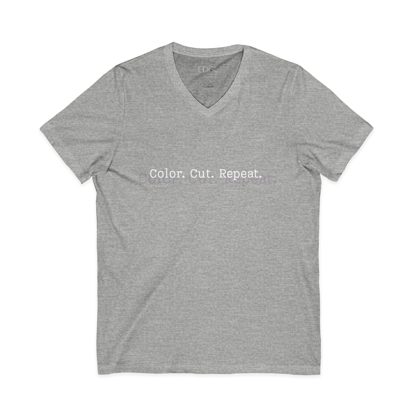 Color. Cut. Repeat. V-Neck Tee | Hairstylist Shirt