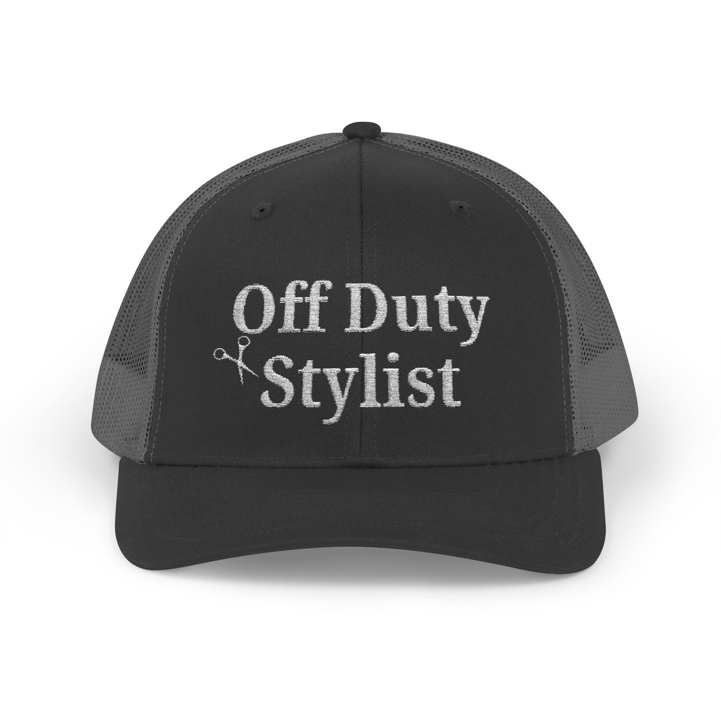 Off Duty Stylist Embroidered Snapback Cap