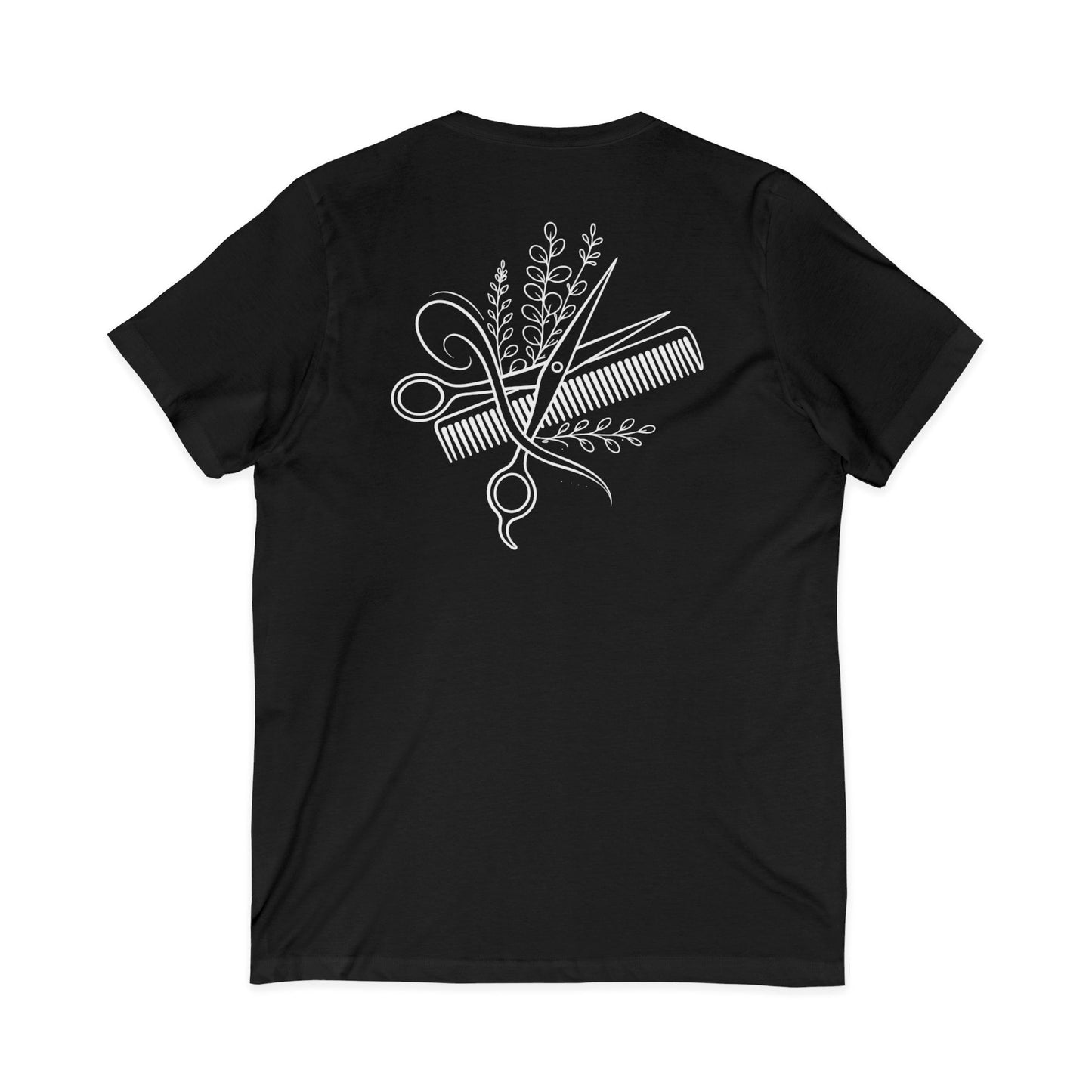 Color. Cut. Repeat. V-Neck Tee | Hairstylist Shirt