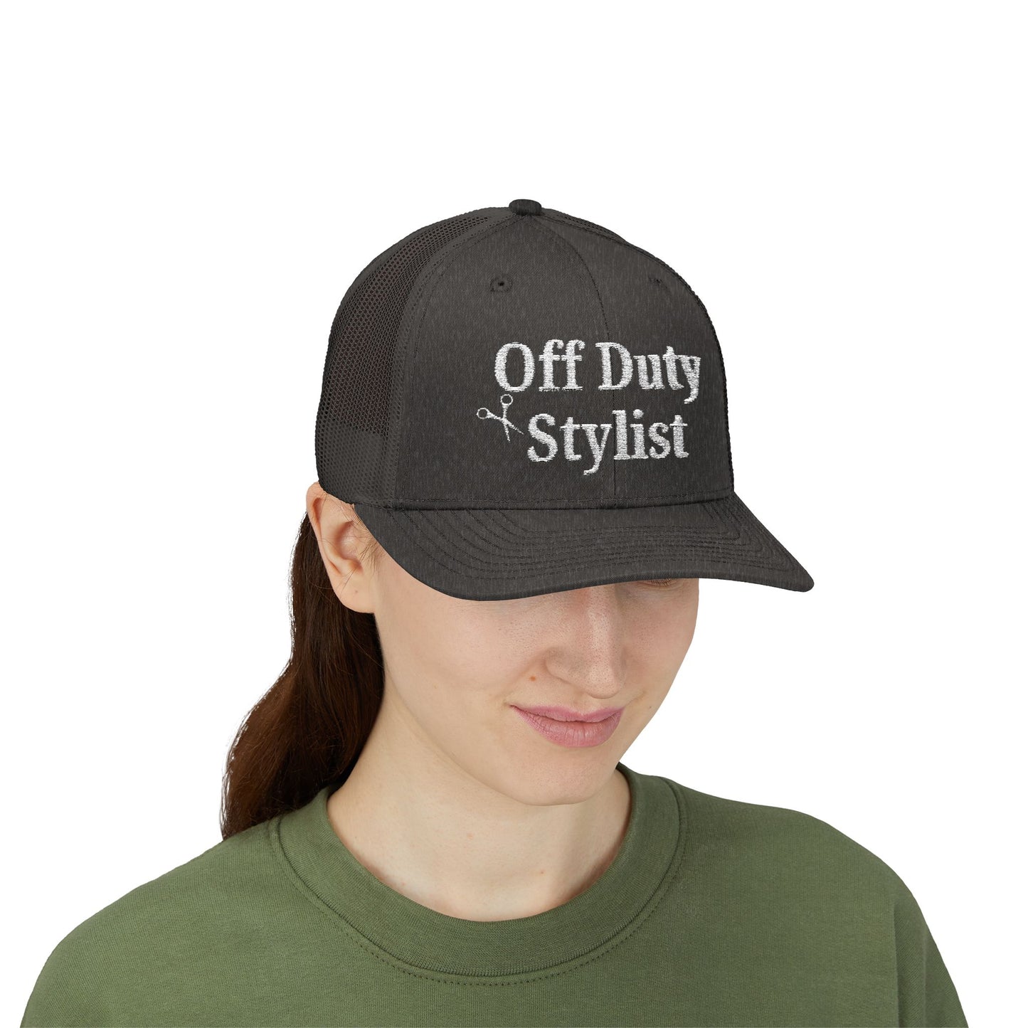 Off Duty Stylist Embroidered Snapback Cap