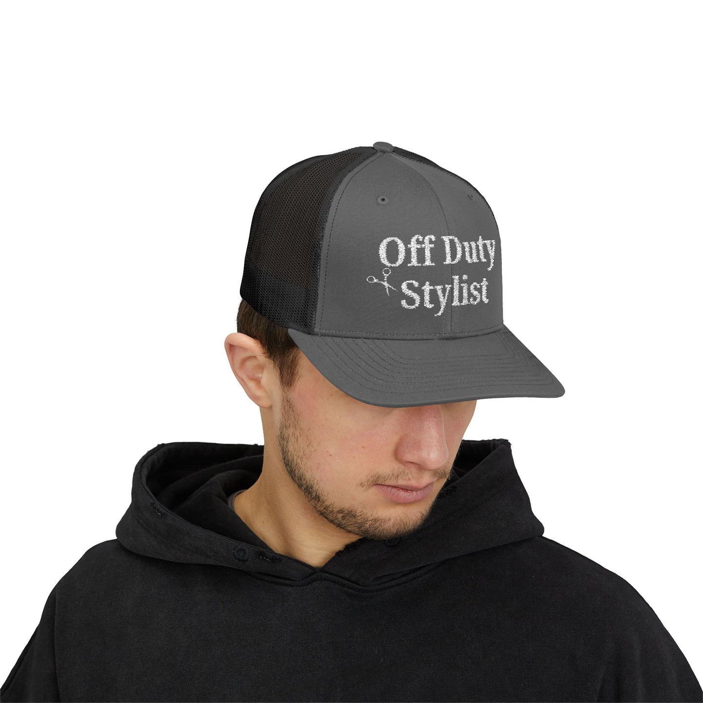 Off Duty Stylist Embroidered Snapback Cap
