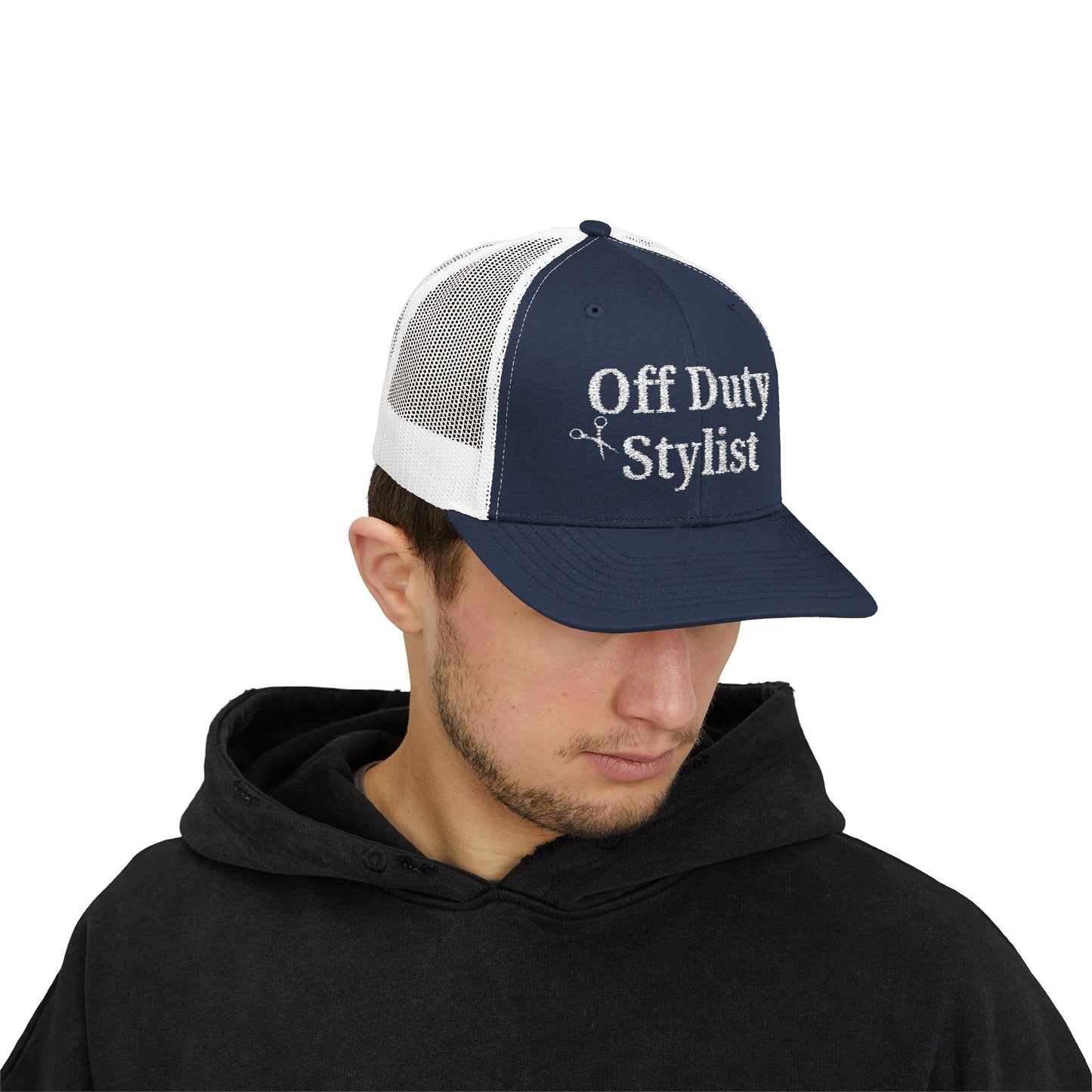 Off Duty Stylist Embroidered Snapback Cap