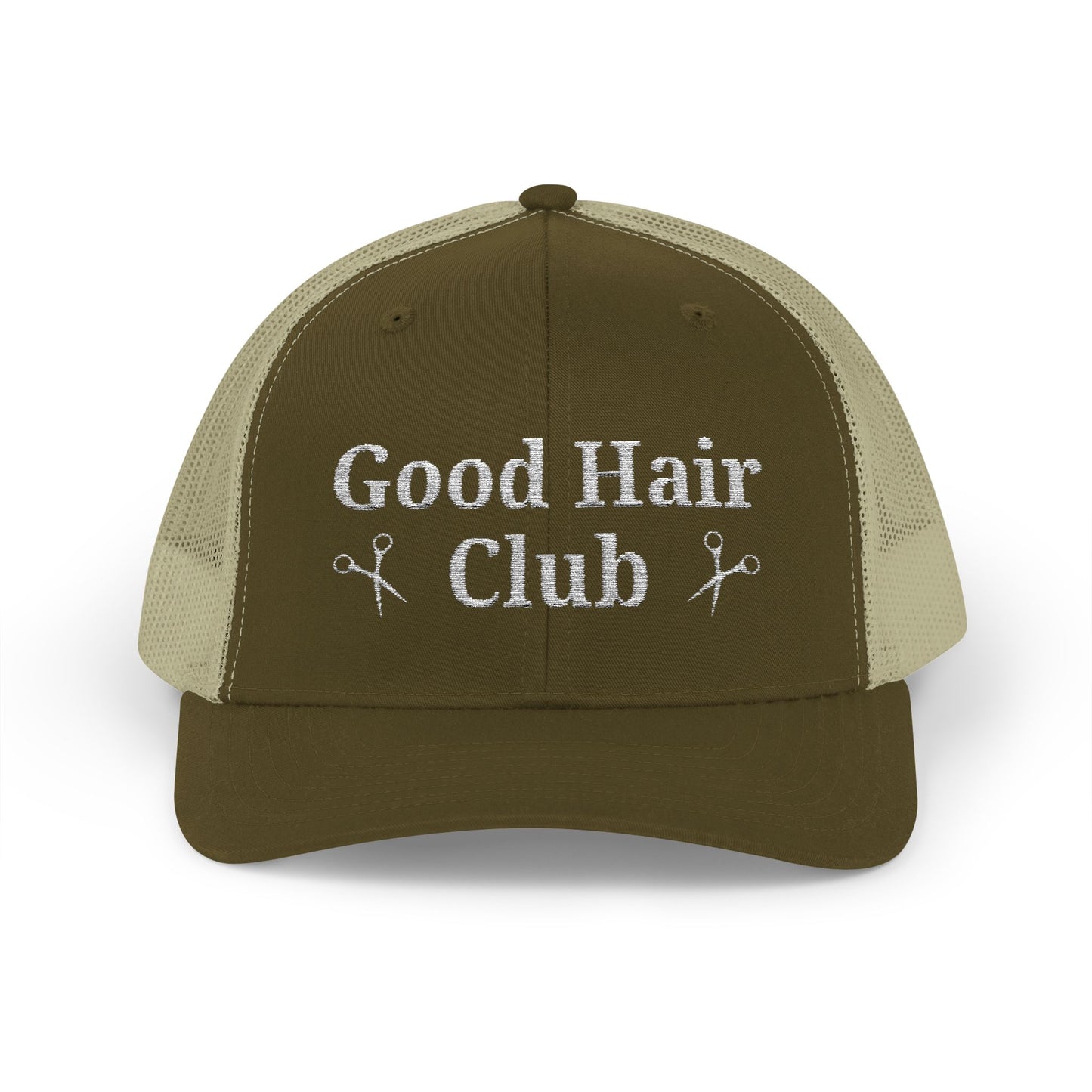 Good Hair Club Embroidered Trucker Hat | Hairstylist Hat