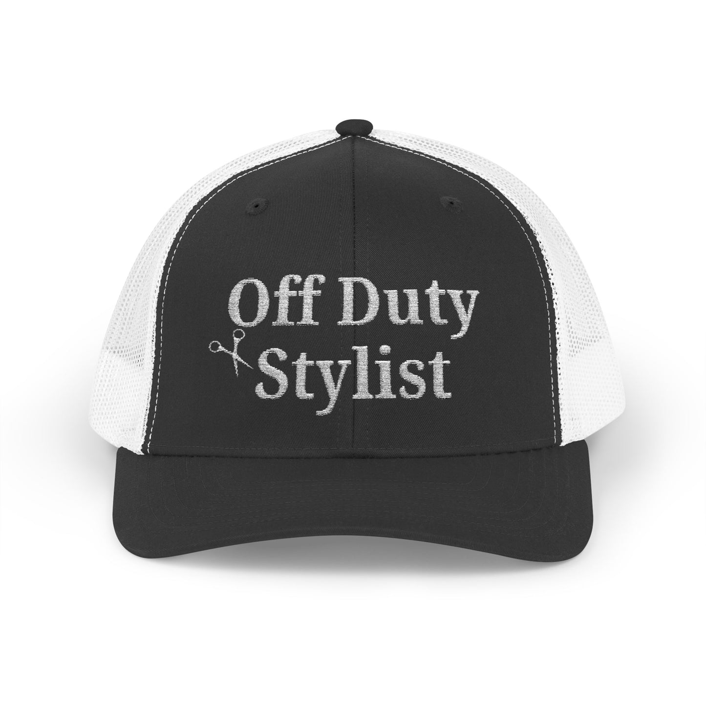 Off Duty Stylist Embroidered Snapback Cap