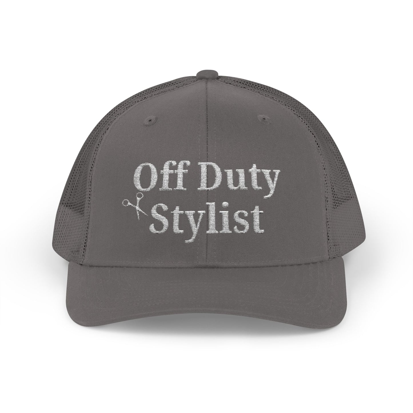 Off Duty Stylist Embroidered Snapback Cap