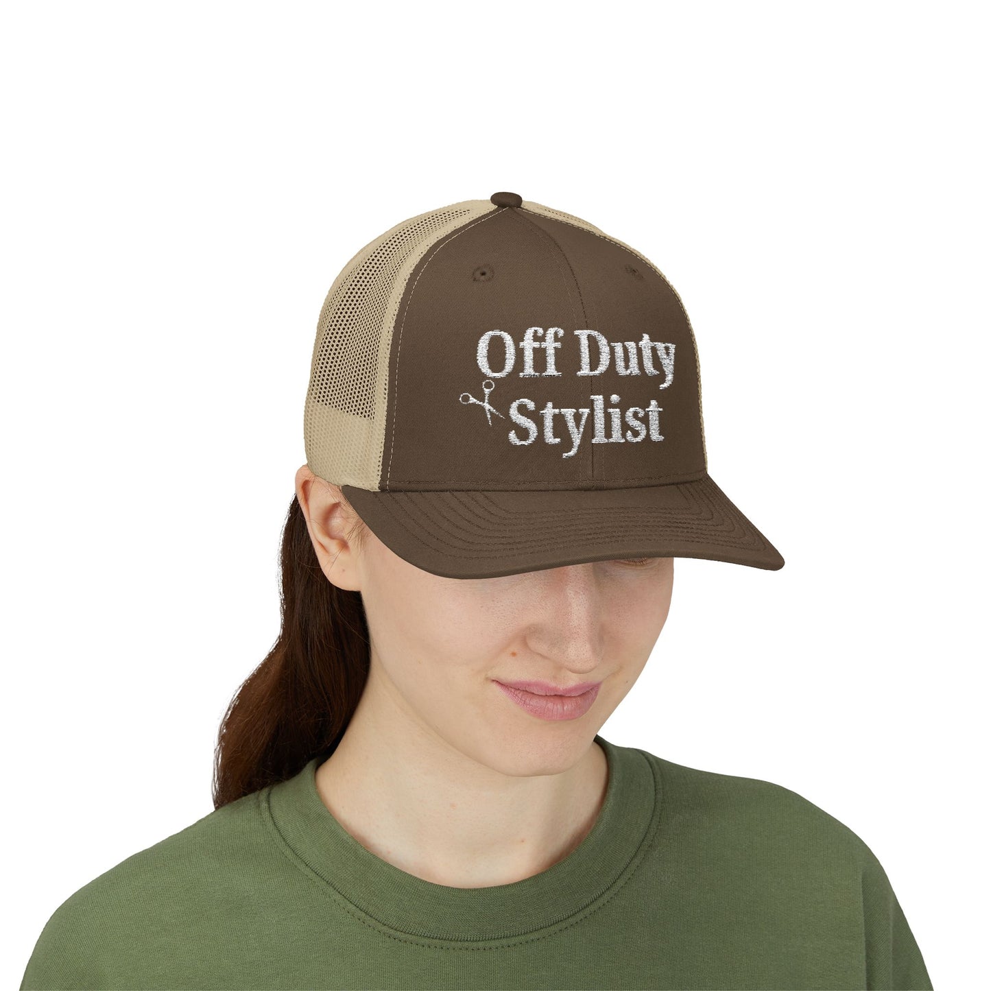 Off Duty Stylist Embroidered Snapback Cap