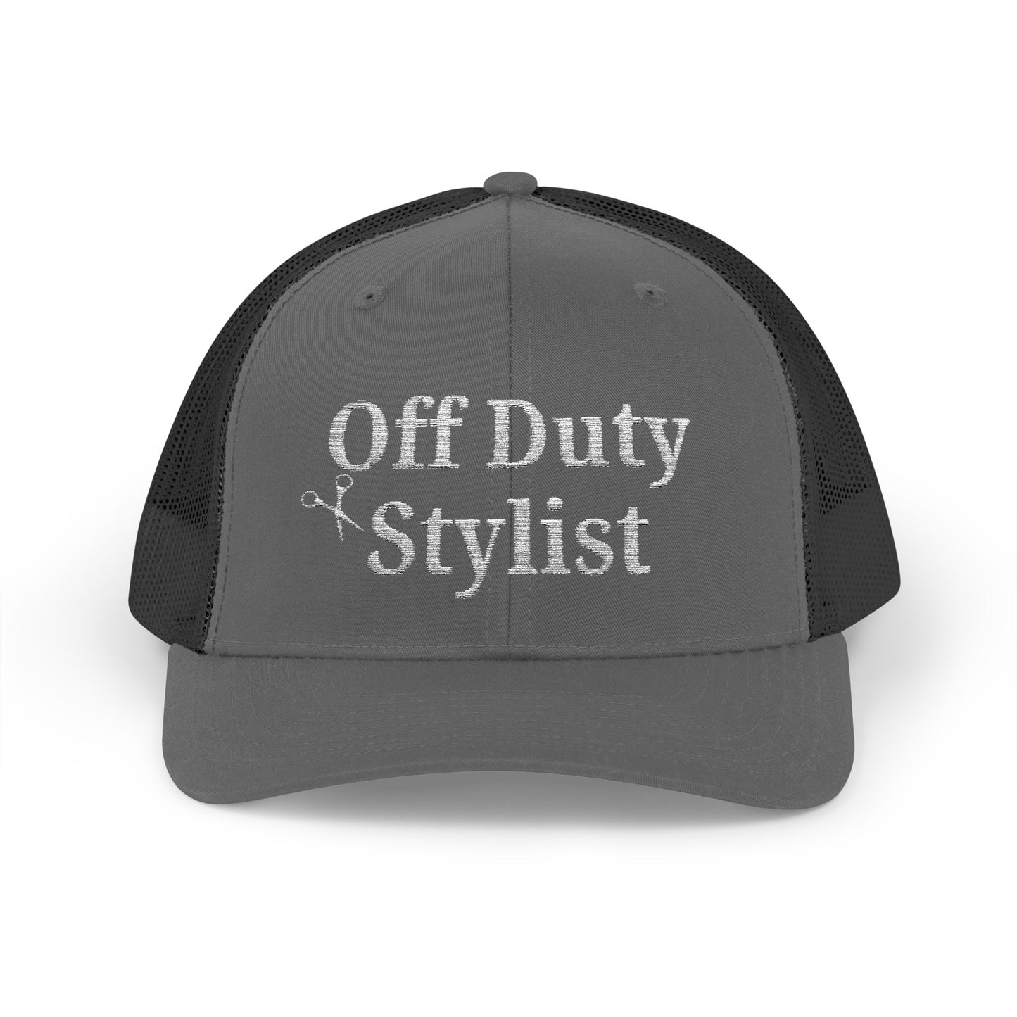 Off Duty Stylist Embroidered Snapback Cap