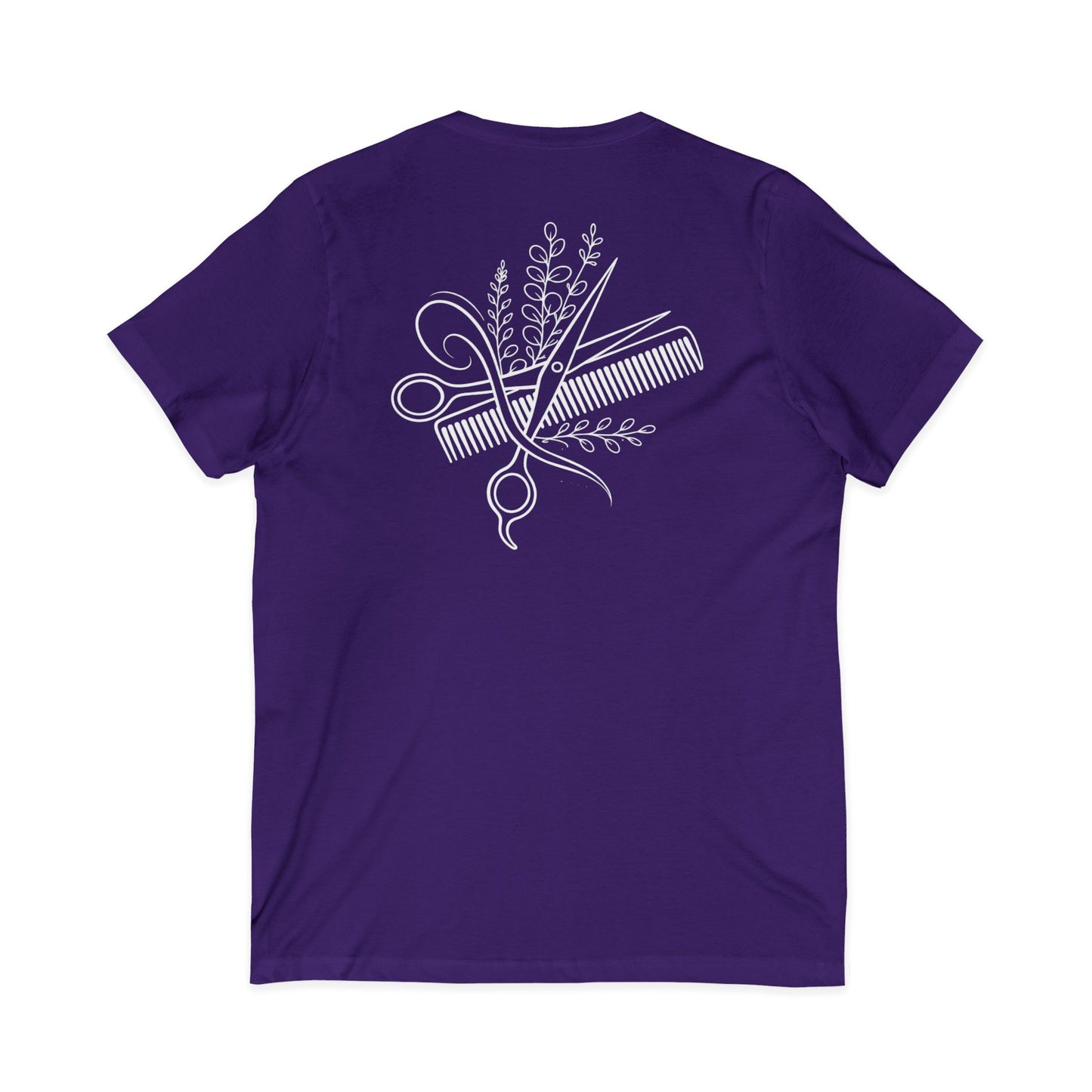 Color. Cut. Repeat. V-Neck Tee | Hairstylist Shirt