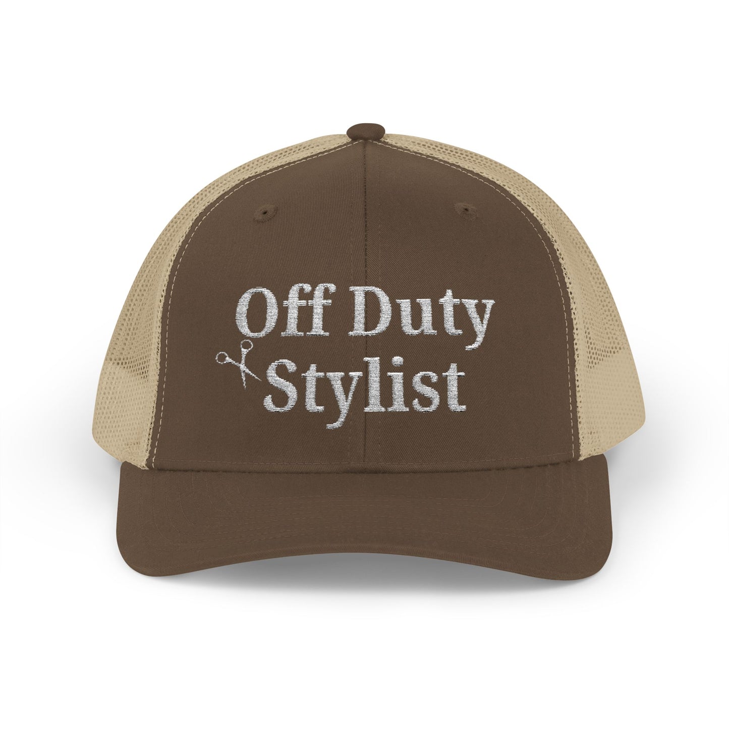 Off Duty Stylist Embroidered Snapback Cap