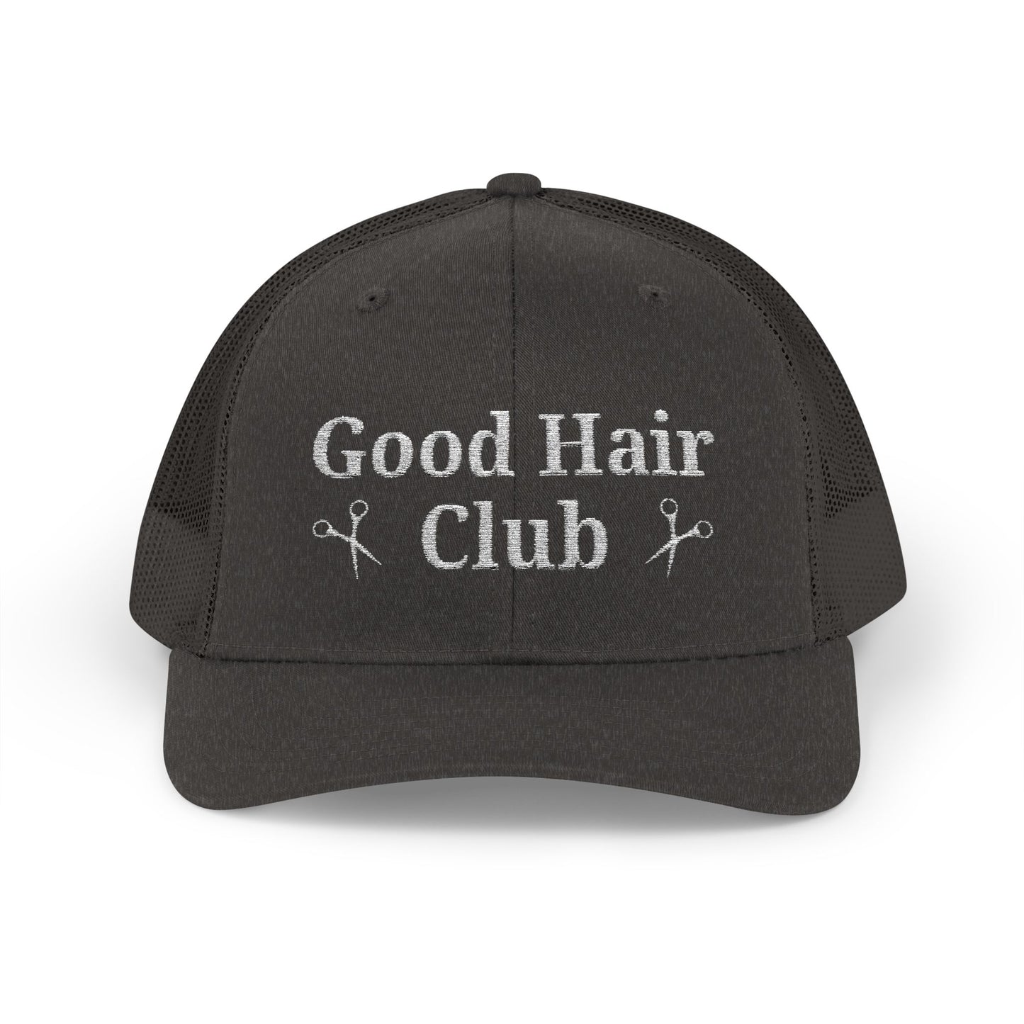 Good Hair Club Embroidered Trucker Hat | Hairstylist Hat