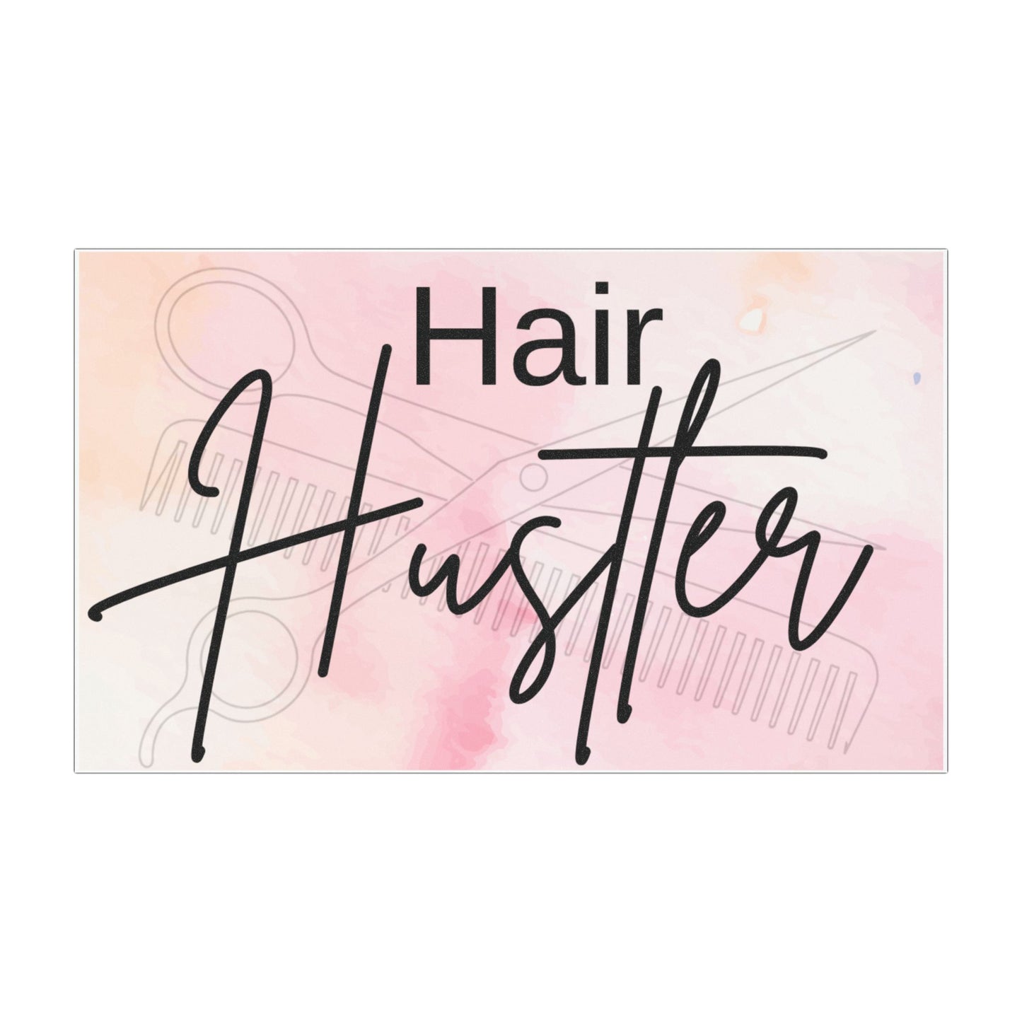 Hair Hustler Car Magnet | Hairstylist Car Sign